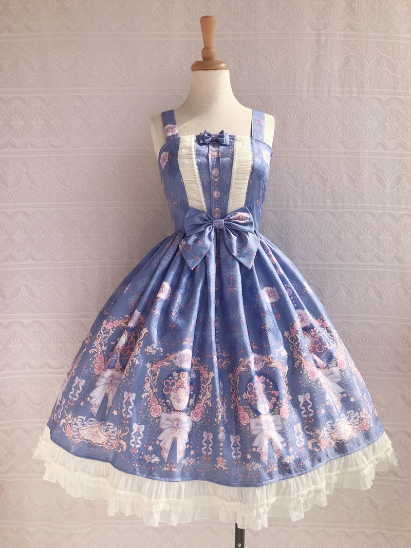 Yilia - Sweet Printing Winter Lolita JSK Dress