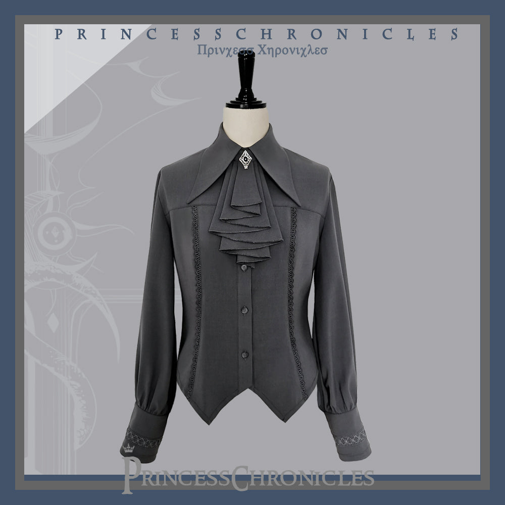 Princess Chronicles - Black and Blue - Gothic Lolita Brooch