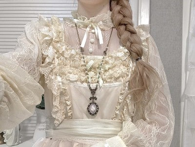 Rose of Sharon - Cameo Lolita Necklace and Ring