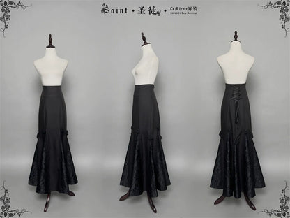 LeMiroir - Saint - Gothic Lolita Bolero Skirt Mermaid Dress Corset