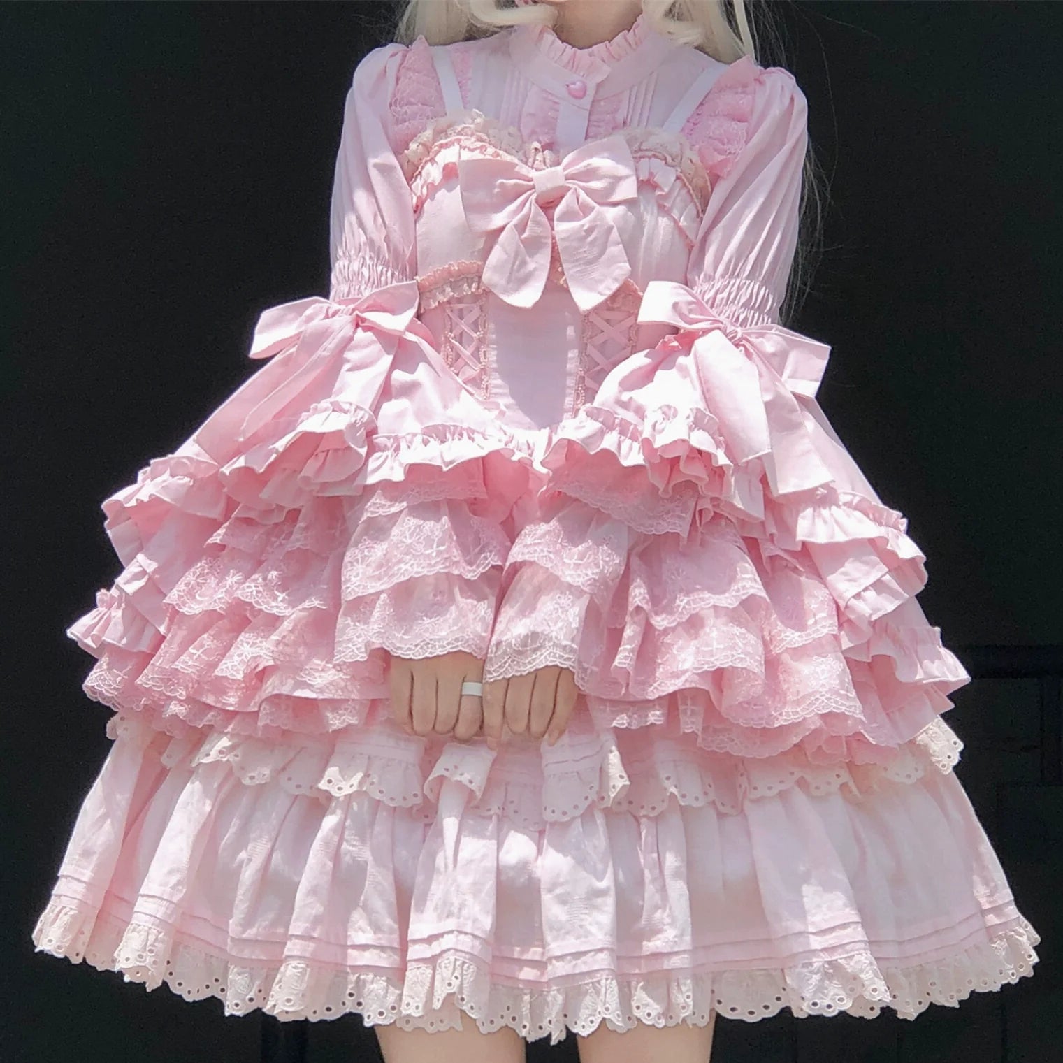 Twilight Zone - Sweet Lolita Blouse Princess Sleeve Shirt Inner Wear