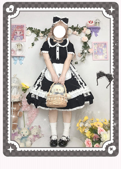 Niu Niu - Plus Size Lolita Nurse Summer OP Dress