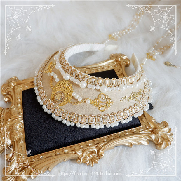 Fox Cherry--Lolita Palace Retro Head Ornament Hair Crown