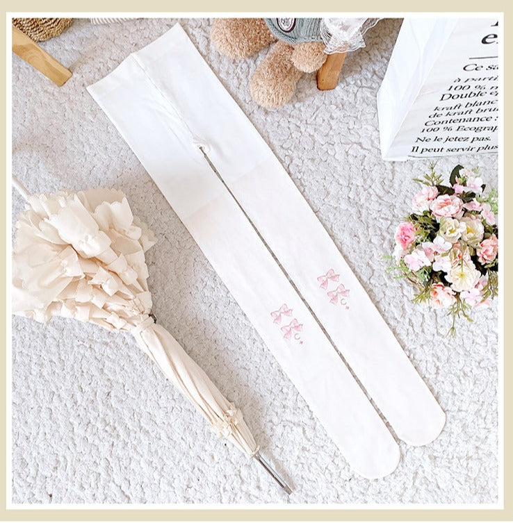 Roji roji - Kawaii 120D Velvet Lolita Tights Multicolors