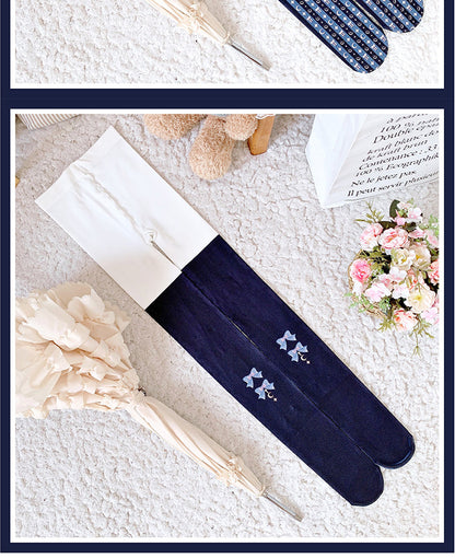 Roji roji - Kawaii 120D Velvet Lolita Tights Multicolors