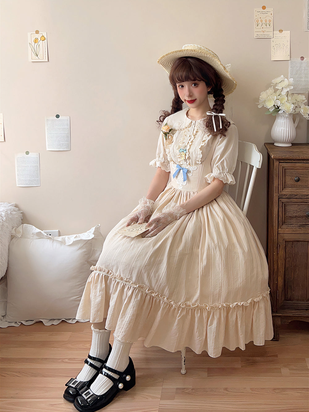 Miss Point - Happy Summer - Elegant Lolita Floral JSK Dress
