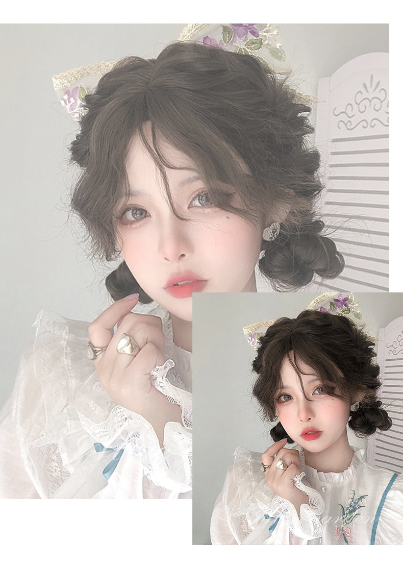 Alicegarden - Daily Lolita Long Curly Brown Wig