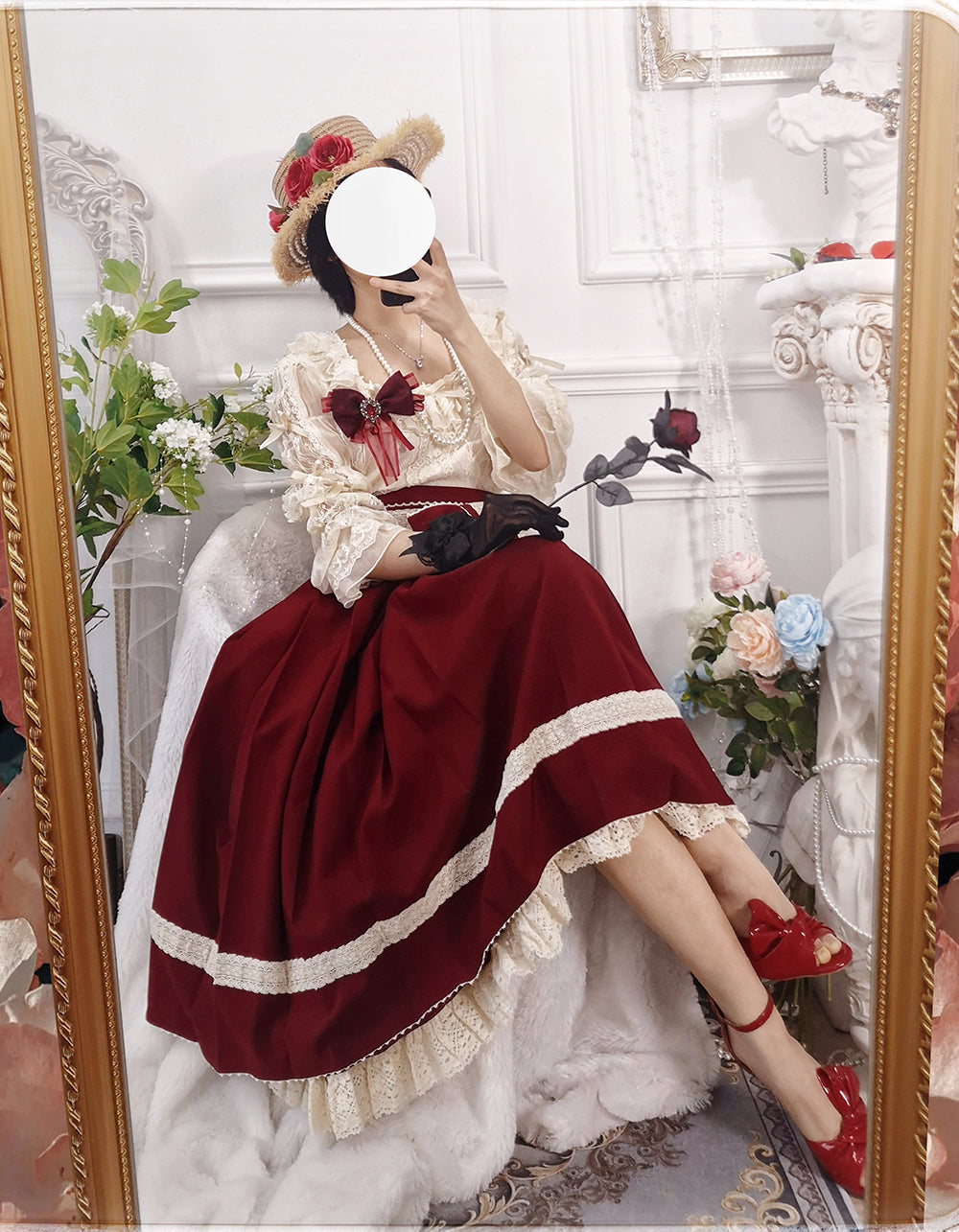 Miss Point - The Sally Gardens - Lotus Root Sleeve Lolita Blouse