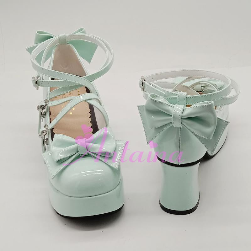 Antaina - Popular Japanese Lolita Bow Strap Multiple Colors