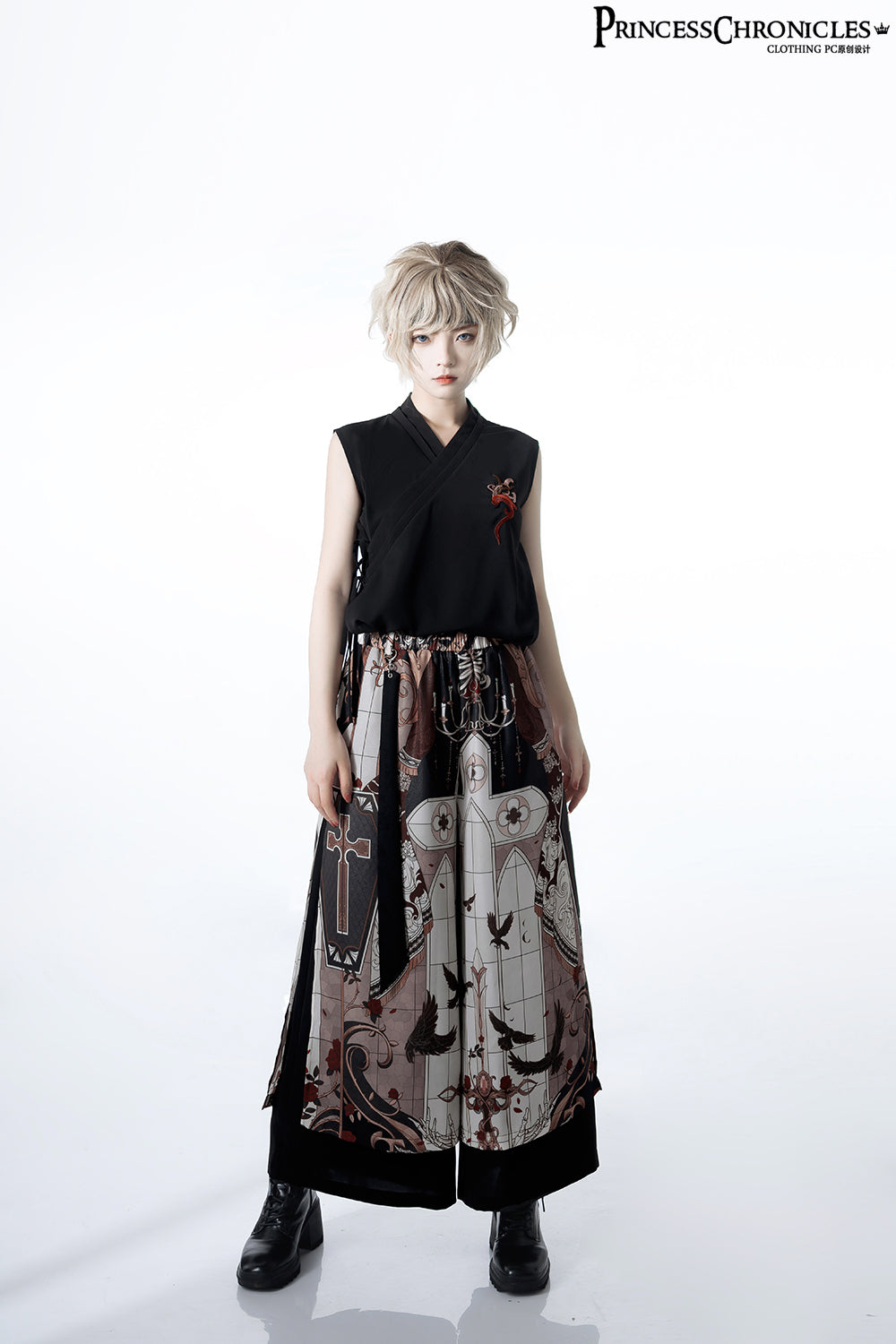 Princess Chronicles - Night Instructions - Ouji Lolita Sleeveless Top