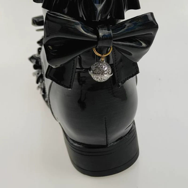 Fairy Godmother - Enthusiastic Ideation - Elegant Lolita Shoes Fleeced Short Martin Boots