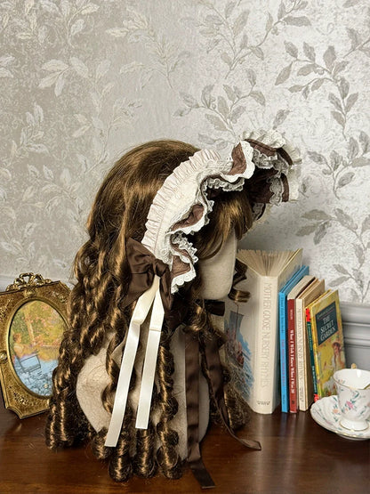 Alice Girl - Sea Salt Fairytale - Sweet Lolita Headdress Built-in Wire BNT and Bow KC