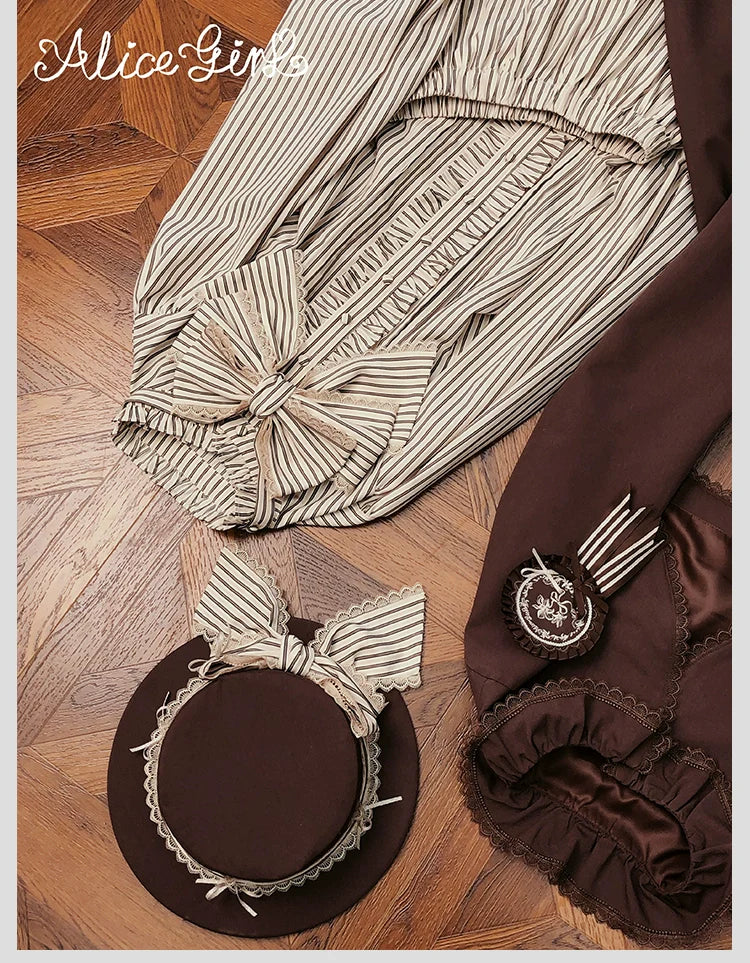 Alice Girl - Duke of Victoria - Classic Lolita SK & Overskirt Set