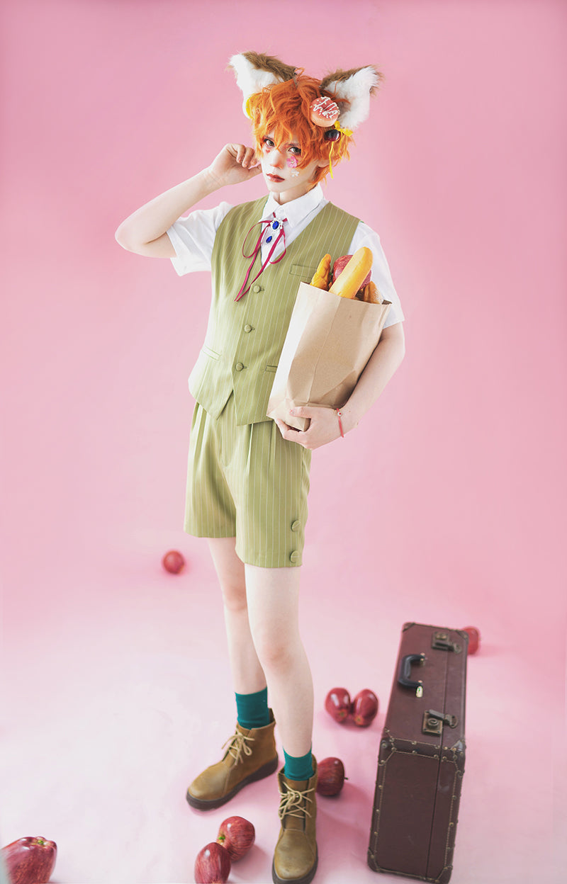 La Pomme - Ouji Lolita Stripe Suit Multicolor Custom Size