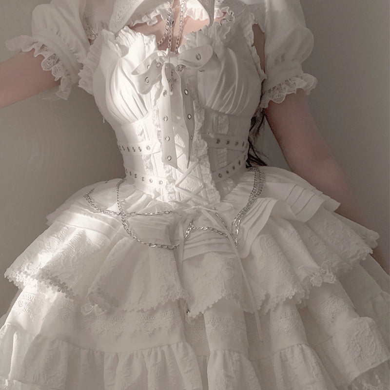 OCELOT - Contract Cross - Gothic Sweet Lolita Short Dress