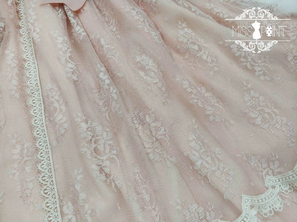 Miss Point - Dawn Girl - Reto Elegant lolita OP Dress Lace Long Sleeve