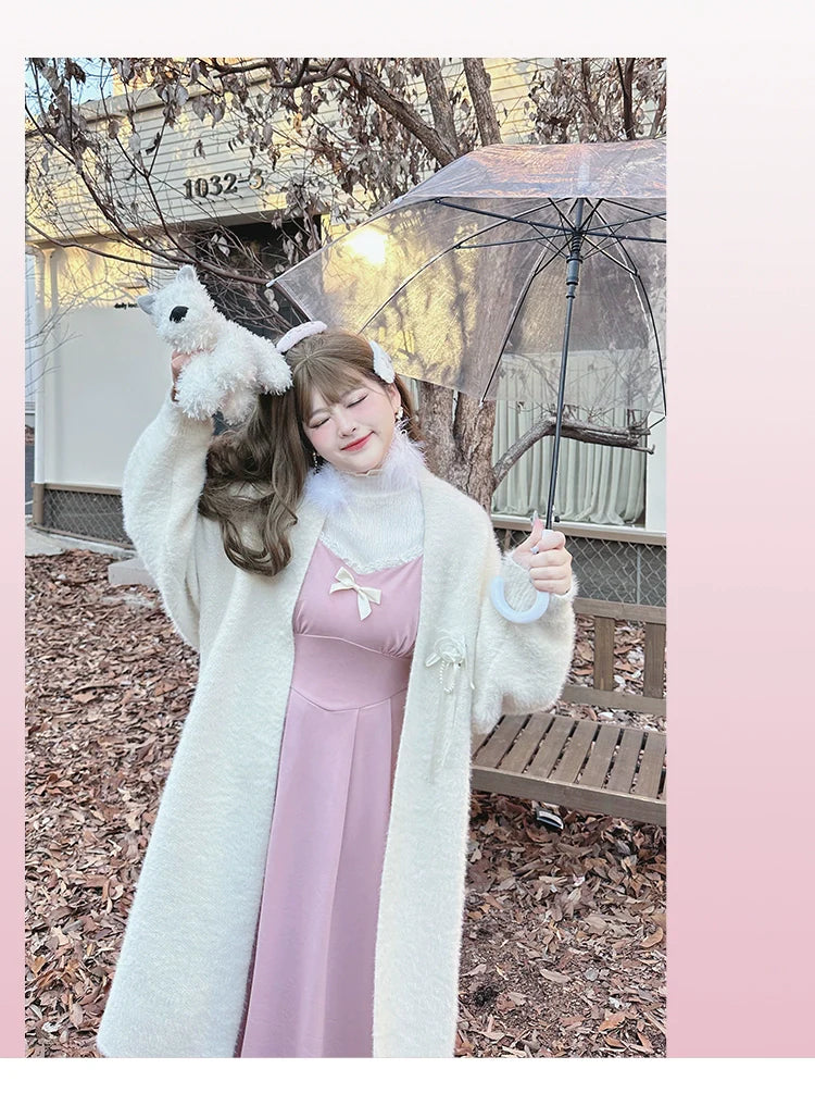 Yingtang - Sweet Lolita Coat Plus Size Lolita Dress Set