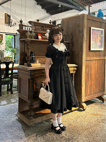 Sweet Wood - Long Vesion Elegant and Vintage Lolita OP