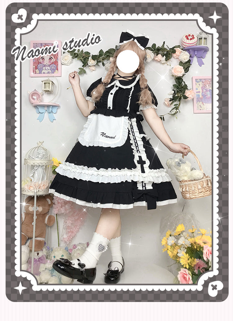 Niu Niu - Plus Size Lolita Nurse Summer OP Dress