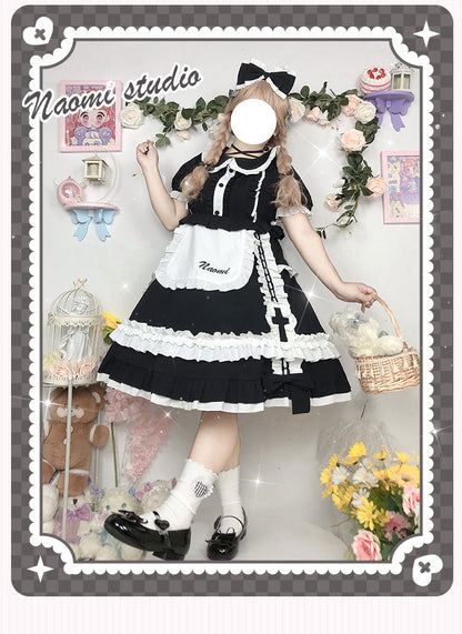 Niu Niu - Plus Size Lolita Nurse Summer OP Dress