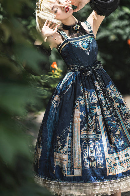 Miss Point - Dusk Bester - Egyptian Lolita Halter Attached Sleeve Blouse