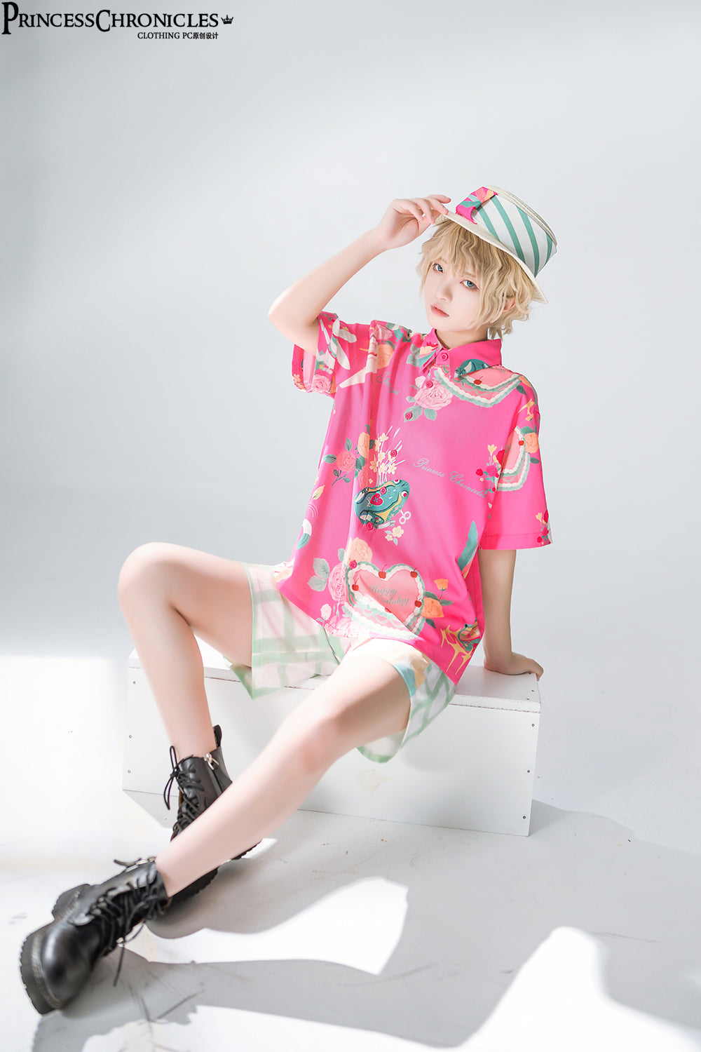 Princess Chronicles - Summer Printed Blouse and Shorts