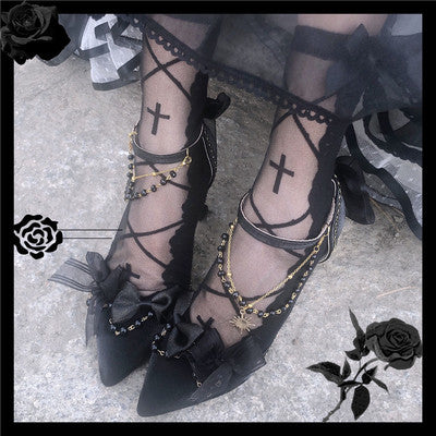 Sky Rabbit - Flower Wedding Elegant Lolita High Heel Shoes