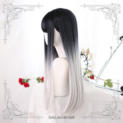 Dalao Home - Nightmare - Long Straight Natural Gradient Lolita Wig