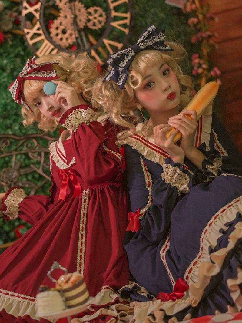 Eieyomi - Miss Betty - Vintage Princess Cotton Lolita OP Dress