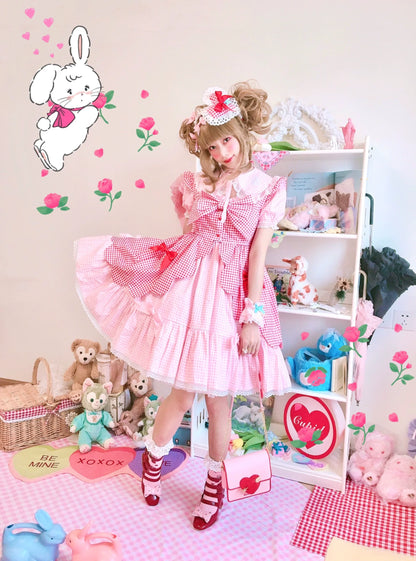 Fluff Mollie - Bean Breakfast - Sweet Lolita Overskirt Daily Daily Petaled Skirt