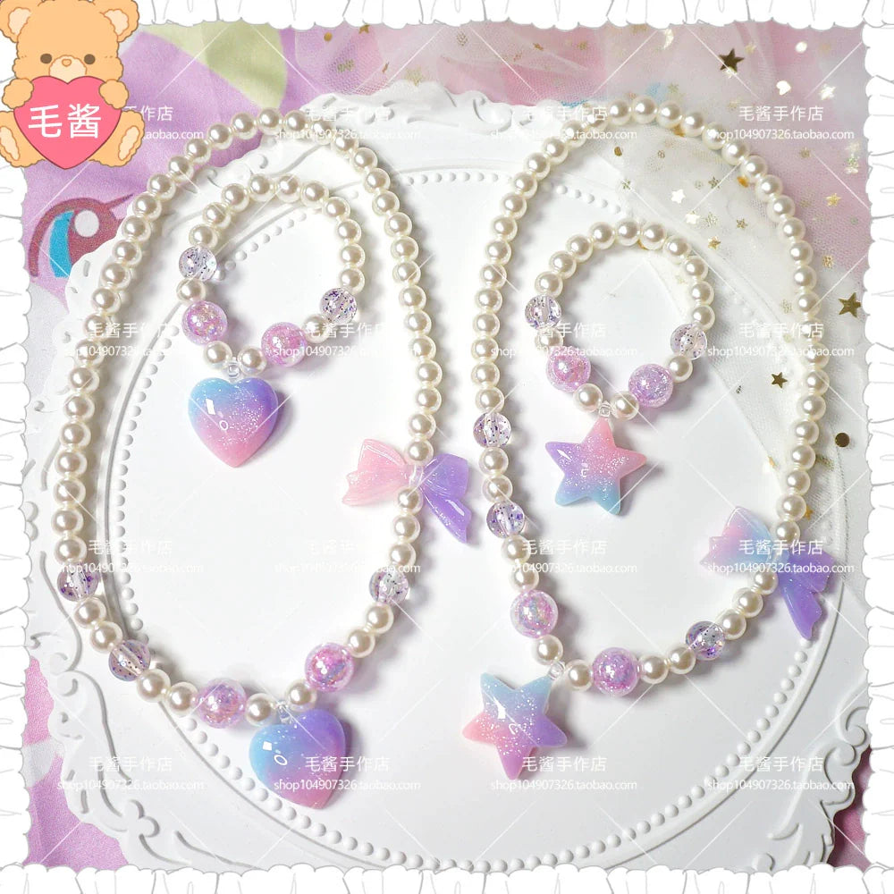 MaoJiang Handmade - Kawaii Lolita Necklace Gradient Choker