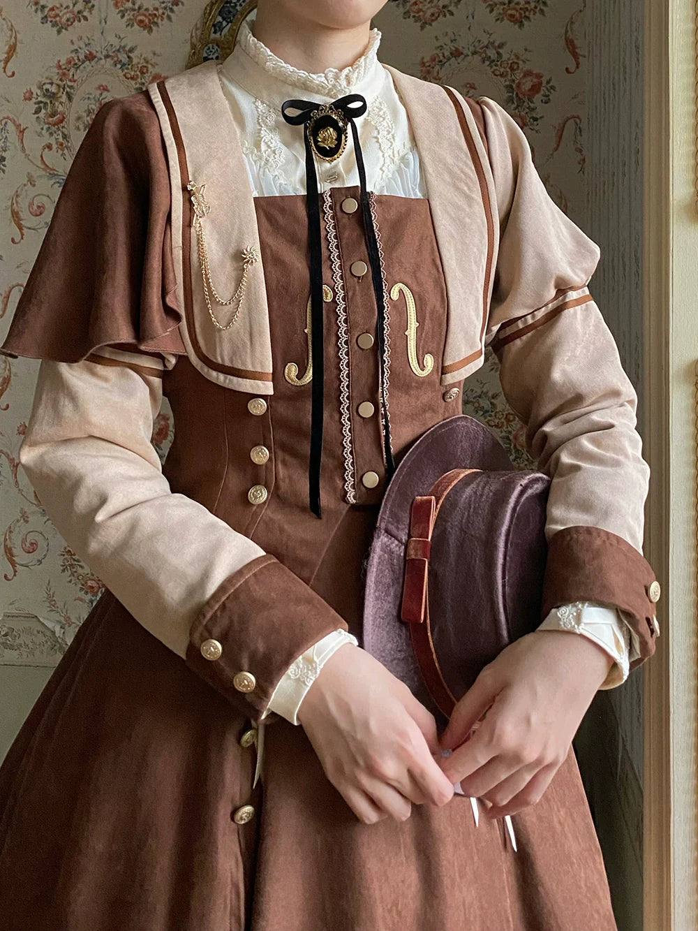 Miss Point - Elegant Lolita Coat - Golden Movement Customized Short Coat