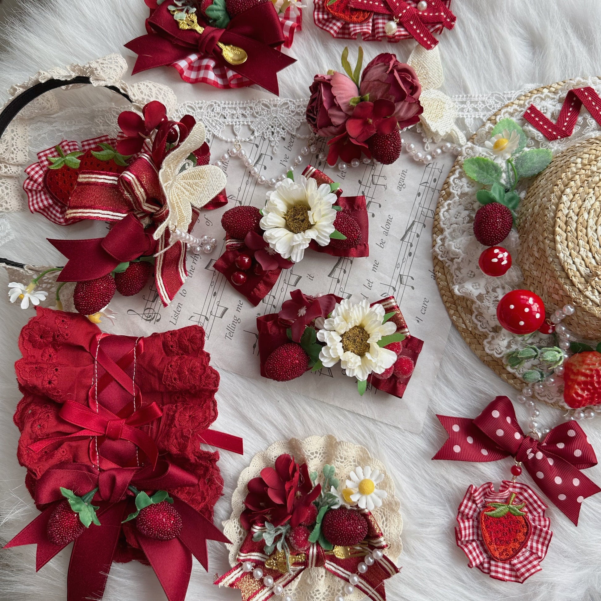Chestnut Lolita - Country Lolita Hand-made Headdress Accessory