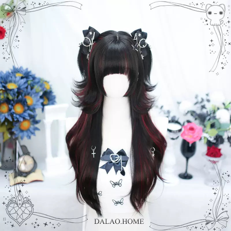Dalao - Lily - Sweet Lolita Hime Cut Long Curly Wig for JK Girls