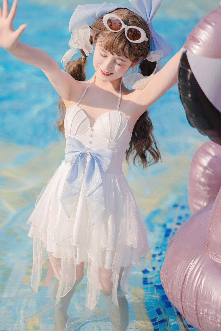Letters from Unknown Star - Mermaid of the Sea Moon - Lolita Inspired Swimsuit in Two-piece and One-piece