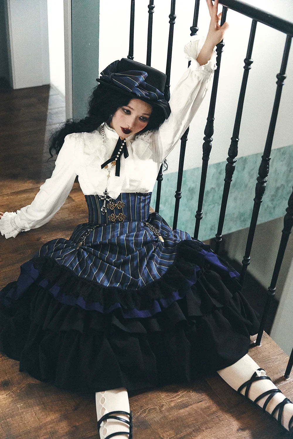 Miss Point - Custom-Made Lolita Elegant Stand Collar Lolita Shirt