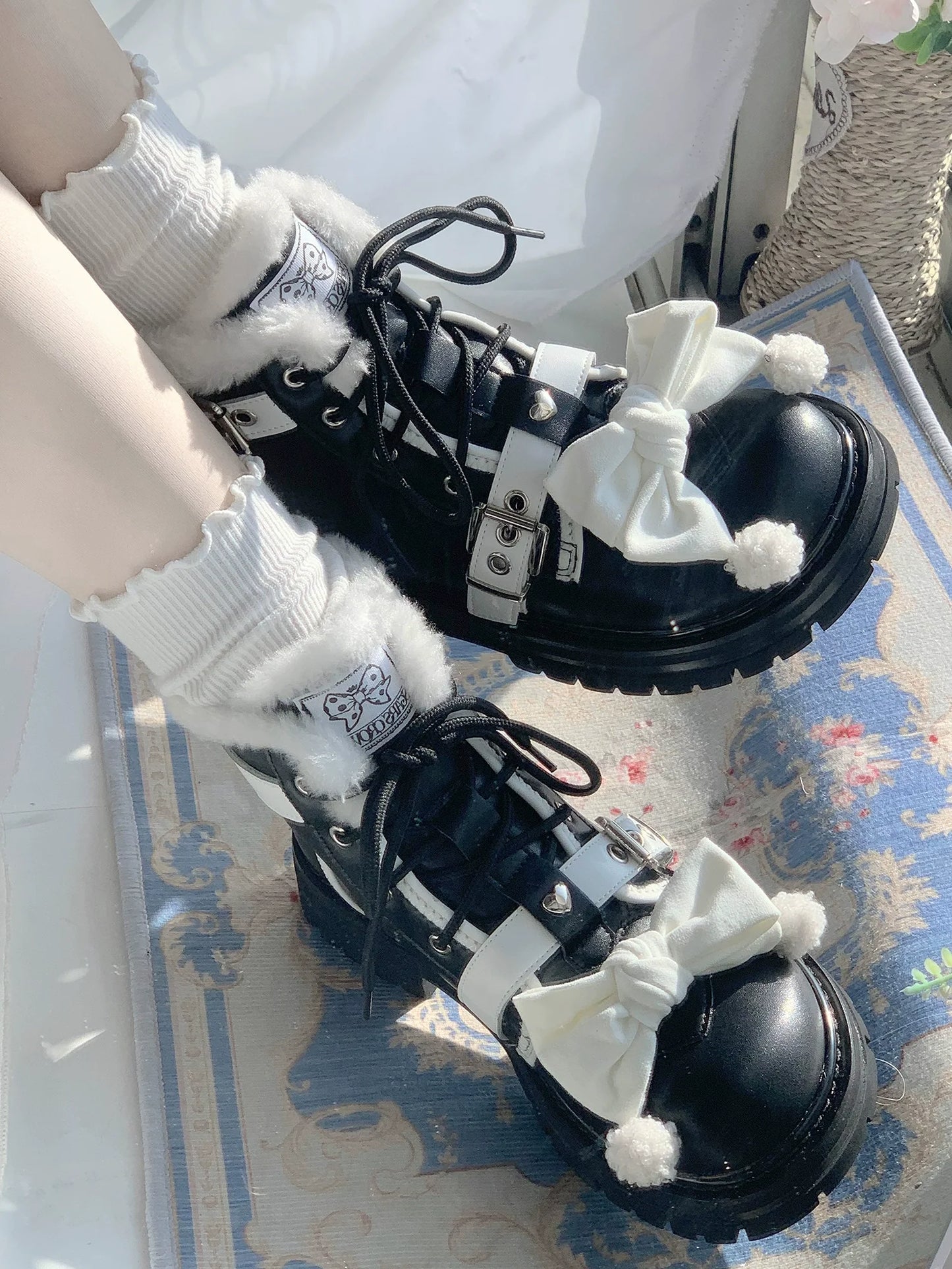 StarsCrwon - Sweet Lolita Shoes Winter Lolita Martin Boots