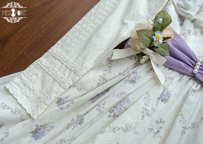 Miss Point - Woody Rose - Lolita Headband Flower Brooch