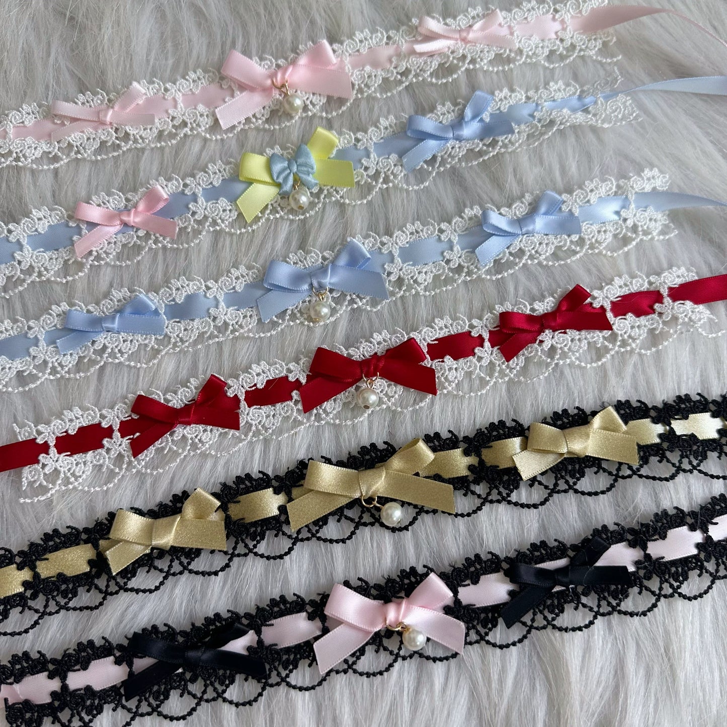 Chestnut Lolita - Sweet Lolita Headdress, Bow and Lace Decoration