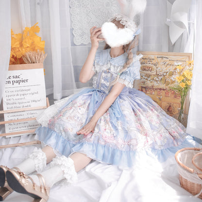 MIST - Sweet Lolita Golilla Short Sleeve Shirt