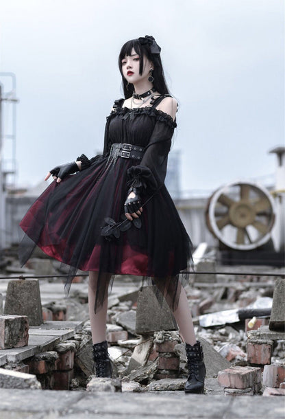 Your Princess - Gothic Lolita High Waist Black Dress