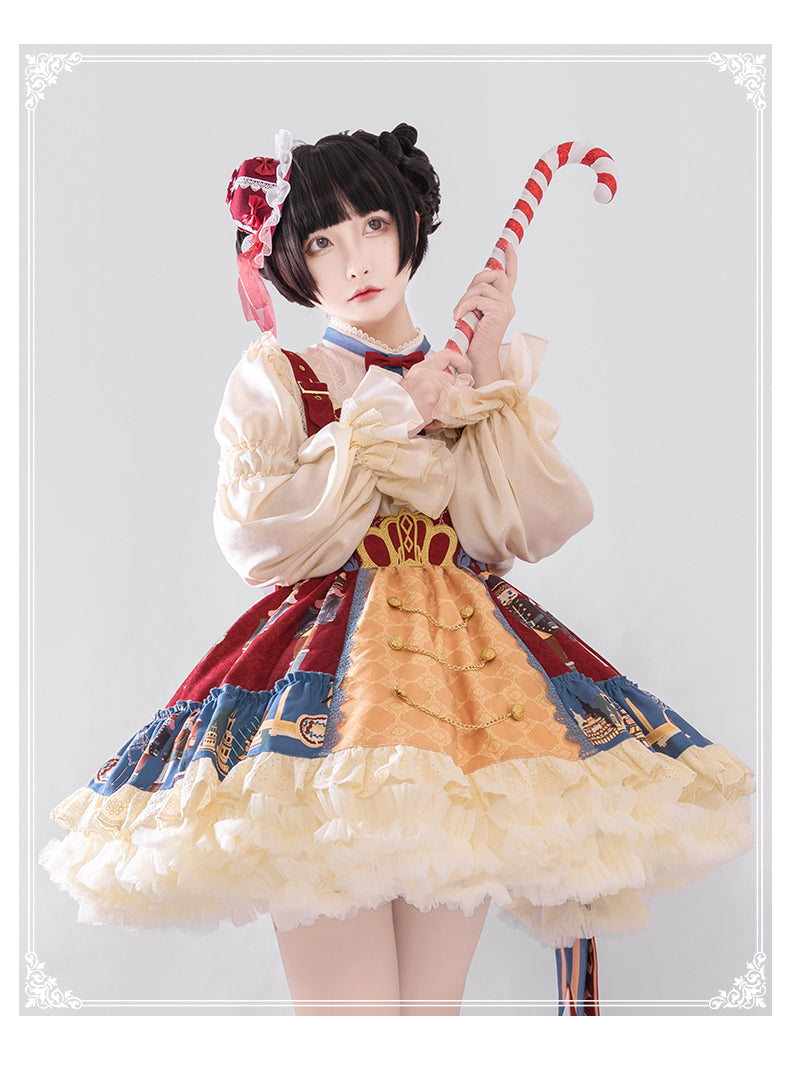 YingLuoFu - Santa Clara - Kawaii School Lolita JSK