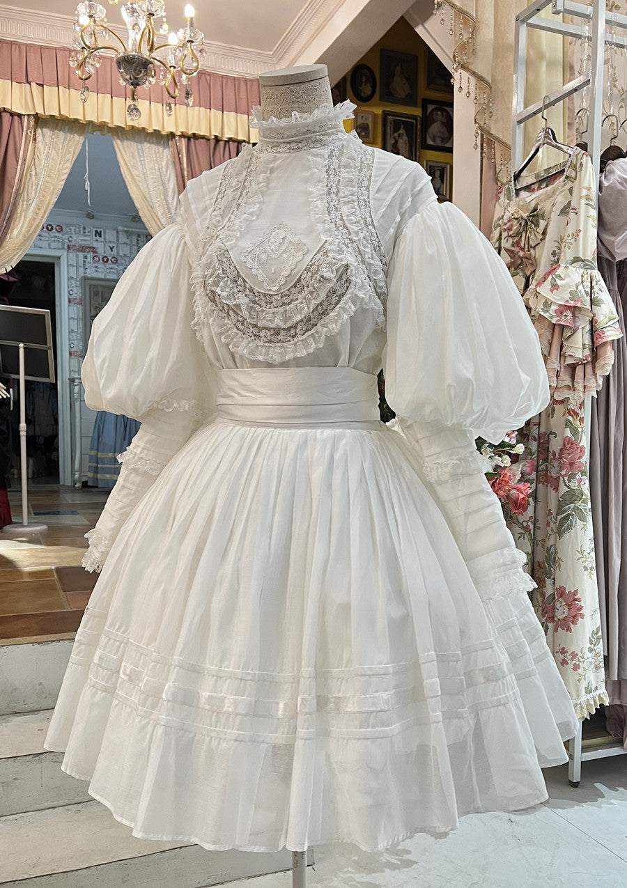 Lace Garden - Cool Summer - Vintage Lolita Victorian Shirt