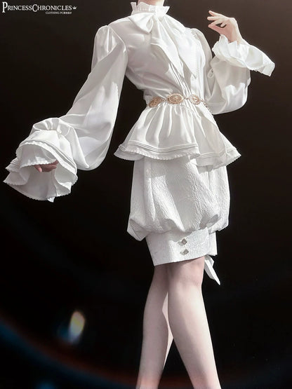 Princess Chronicles - Rabbit Hunting White Moonlight - Retro Gothic Lolita Metal Waist Chain