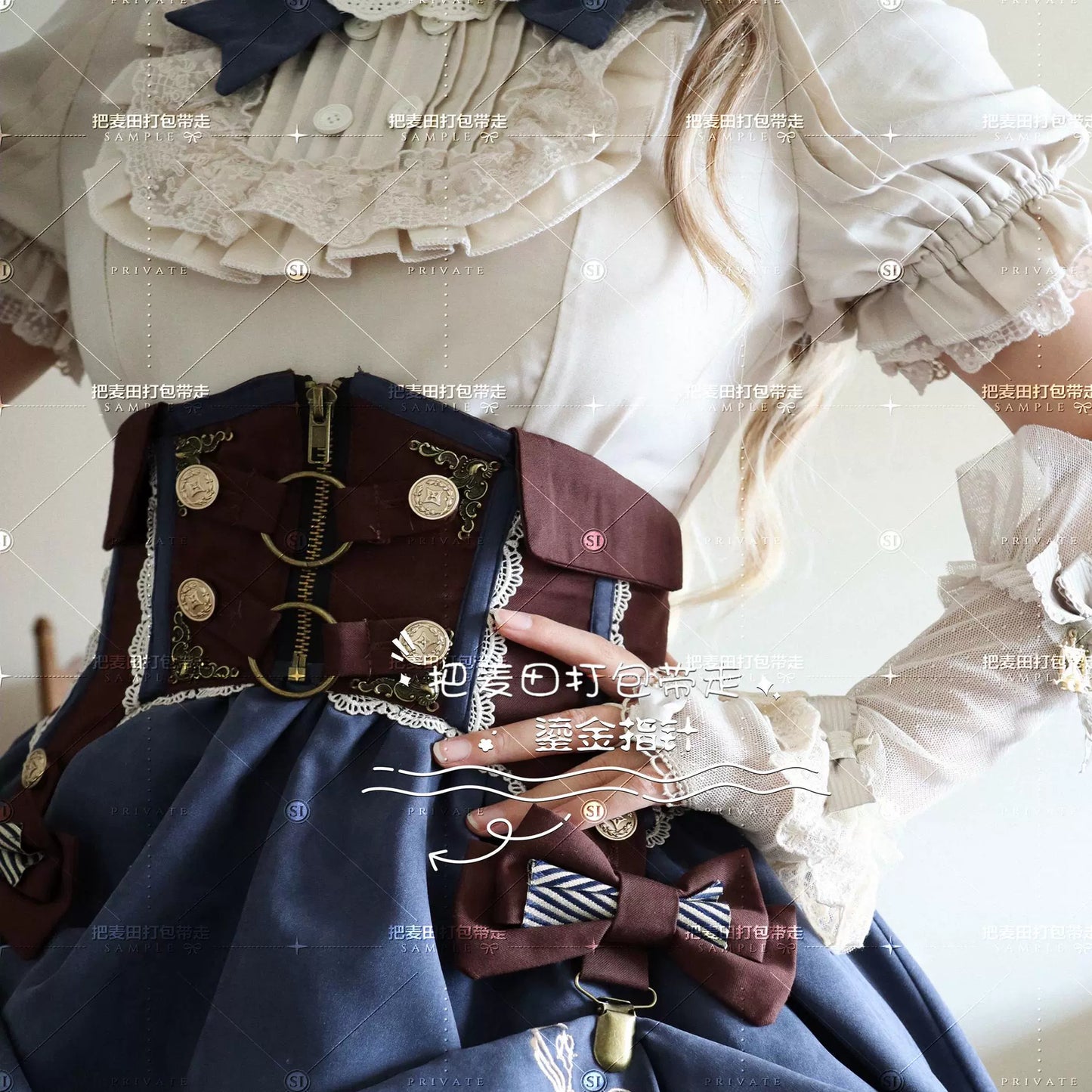 Cornfield Lolita - Gilded Pointer - Elegant Classic Lolita Skirt Suit Punk Lolita Style