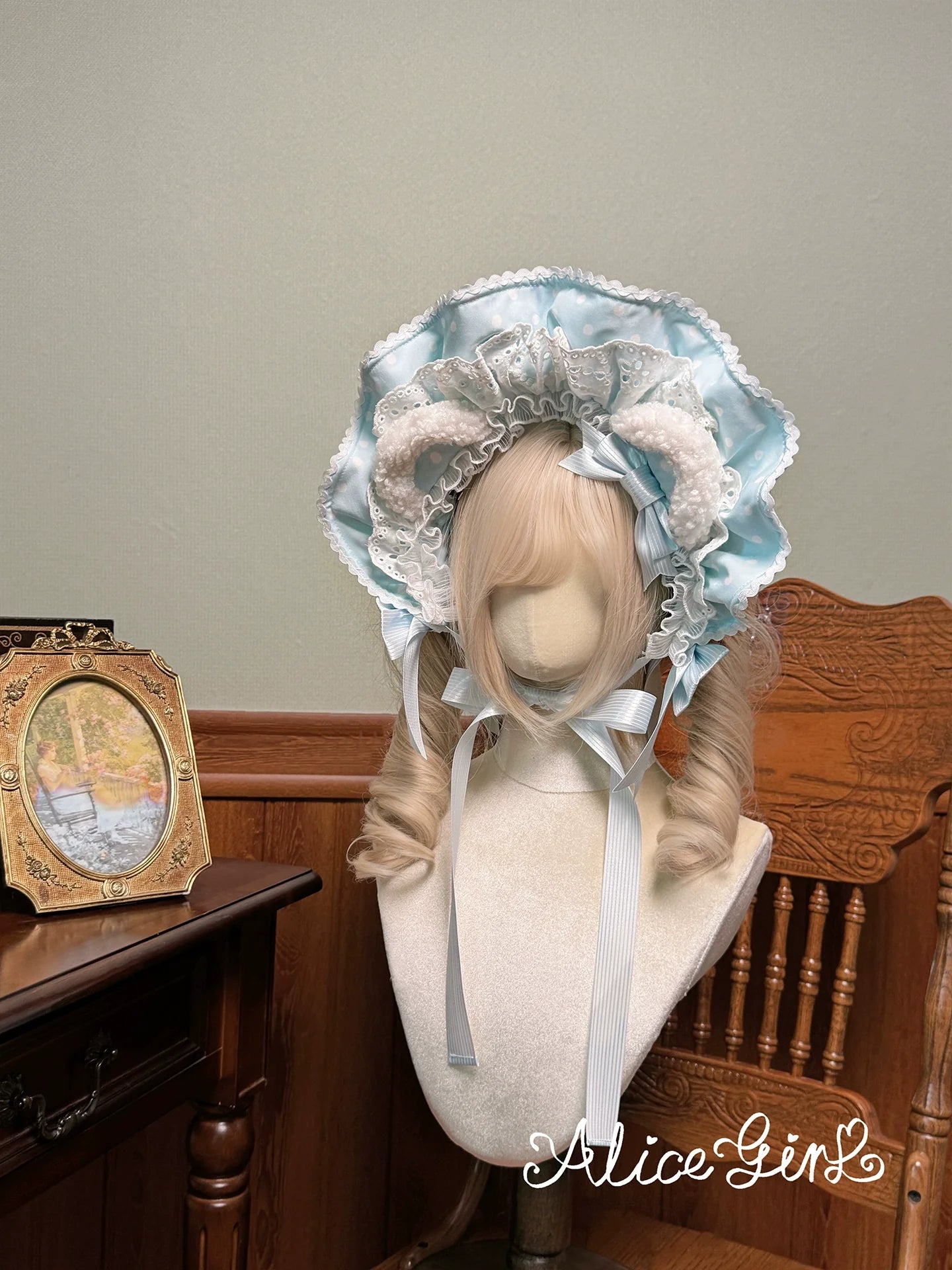 Alice Girl - Old School Polka Dots - Sweet Lolita BNT & Detachable Sleeves