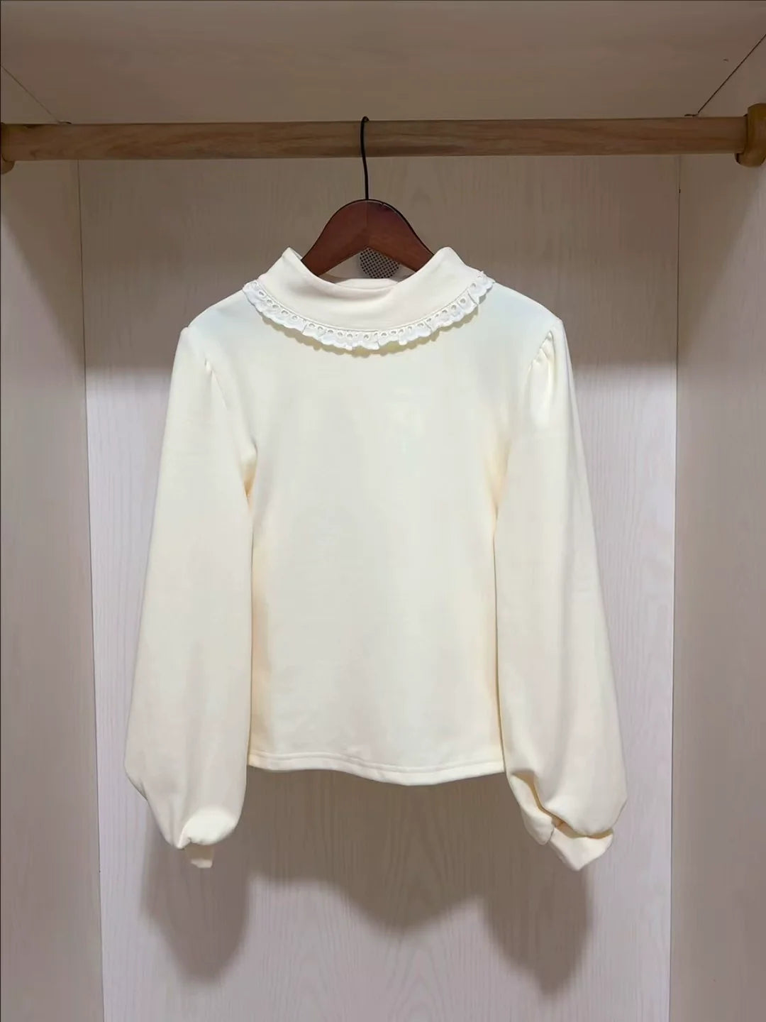 MeowMeow - Winter Lolita Top Autumn Winter Puff sleeve Innerwear