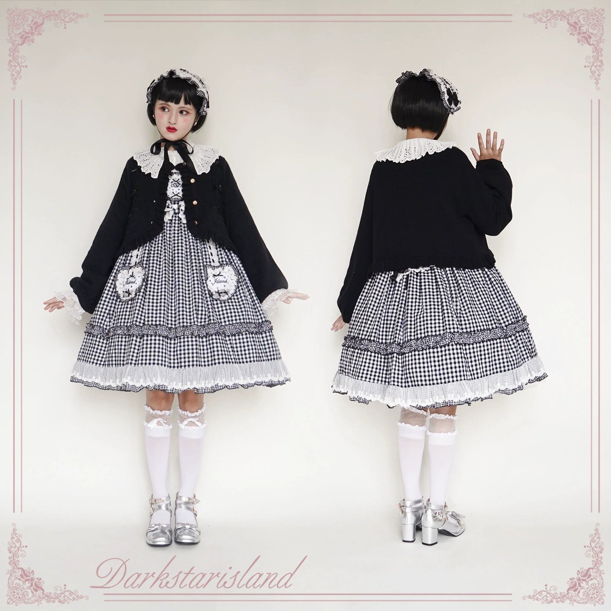 Dark Star Island - Sugar Frost - Sweet Lolita Cardigan Knit Embroidered Sweater