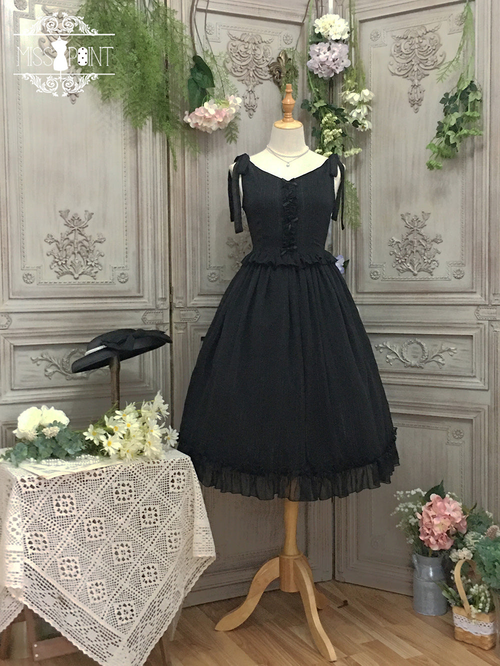 Miss point - Rhine Riverside - French Vintage Chiffon Lolita JSK