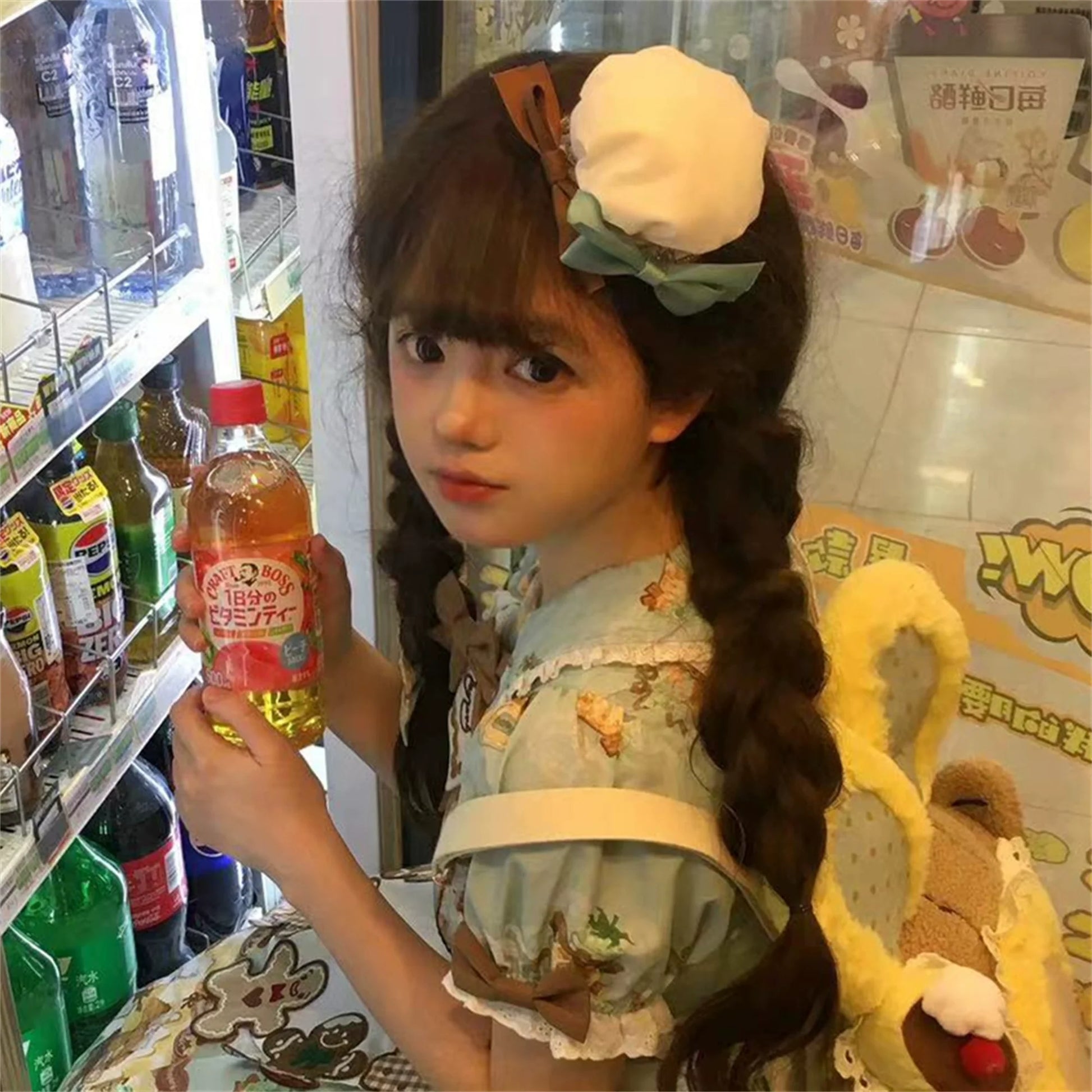 Babyblue - Bear Honey - Sweet Lolita Accessory Gingerbread Man Design